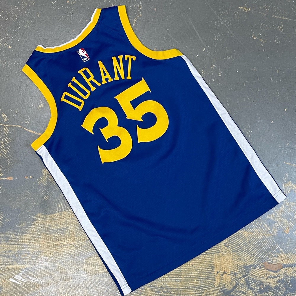 Nike Kevin Durant Golden State Warriors Swingman Jersey 864475-496 34 Medium - Picture 2 of 11